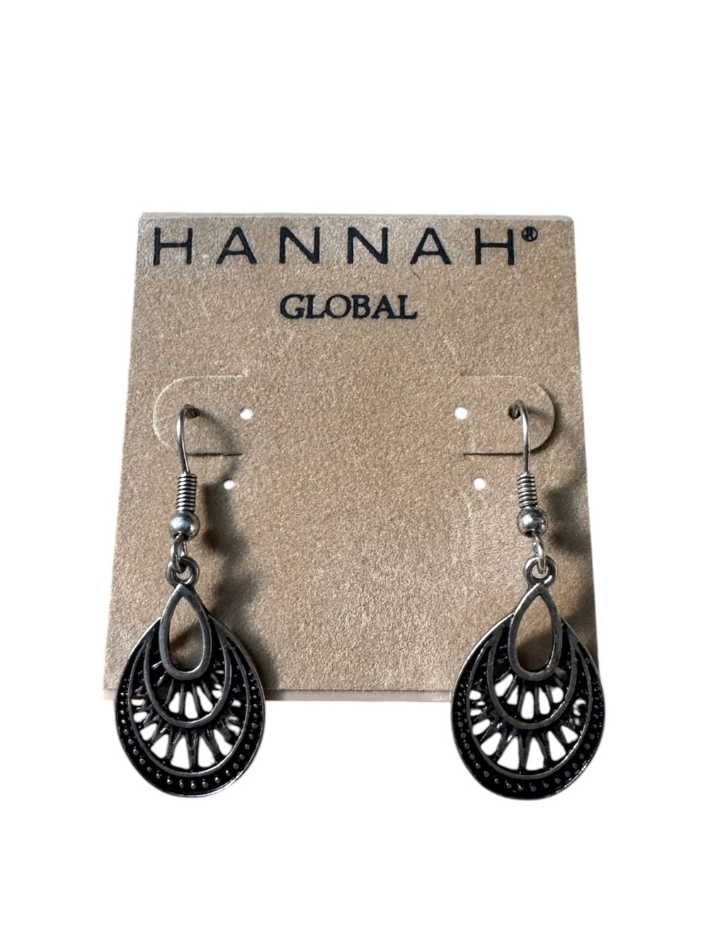 Hannah Global Teardrop Design Dangle Earrings